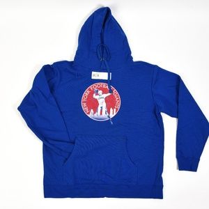 Mens Giants NFL Blue Hooded Sweatshirt NWT Size XL